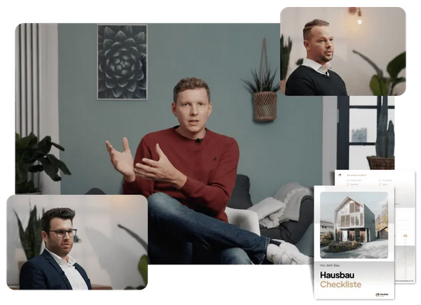 Collage Hausbaukurs 